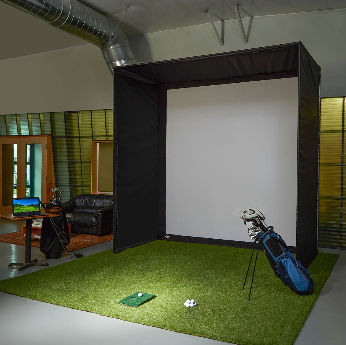 Elevate Your Game with the Carl's Place Pro Golf Enclosure with Impact Screen